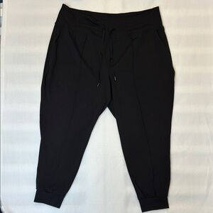 Old Navy Active Powersoft Jogger Pants XXL Black High Rise Go-Dry Stretch